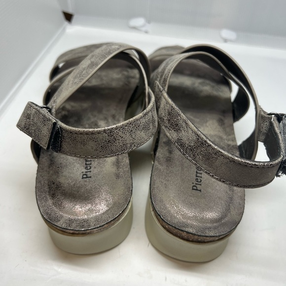 Pierre Dumas Pewter Casual Sandals SZ 9 - Picture 3 of 7
